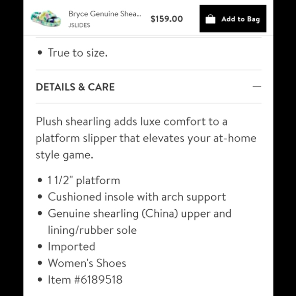 J. Slides Bryce Geniune Plush Sherling Multicolor Comfort Platform Slippers Sz 8 - Picture 11 of 11